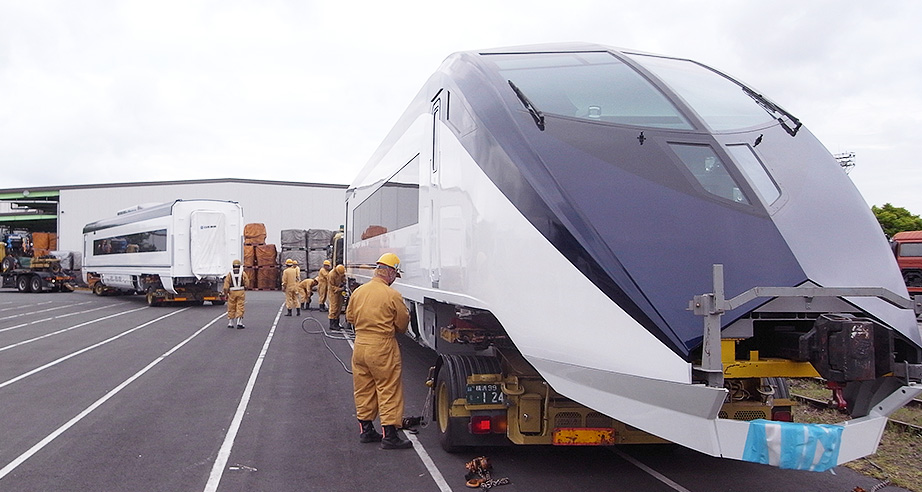 京成電鉄様 新型スカイライナー 車両輸送
