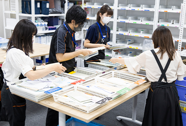 メール室業務、内覧可能です!